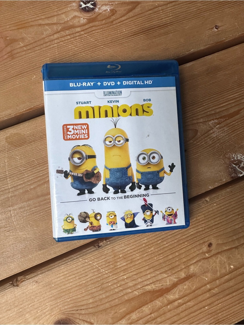 Universal Pictures Minions movie bundle on Blu-ray and DVD
